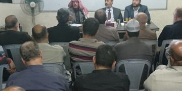 وفد من “تنفيذي العمل الإسلامي” يستعرض مع فرع وادي القصور التطورات الراهنة