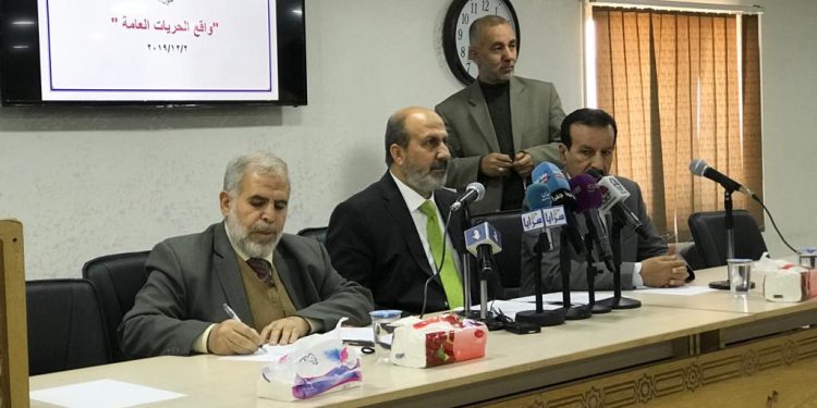 خلال مؤتمر صحفي عقد اليوم… “العمل الإسلامي” و “الإصلاح النيابية” تستهجنان تدهور حالة الحريات و الاعتقالات السياسية