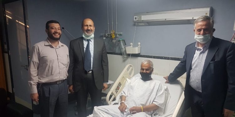 وفد من “العمل الإسلامي” يزور ذياب ويؤكد رفضه نهج الاعتقالات السياسية