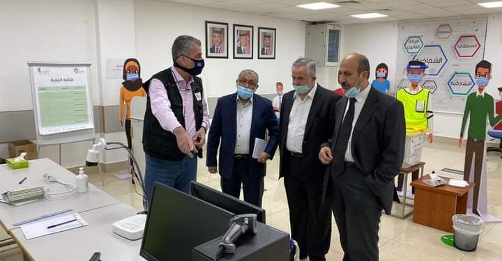 أمين عام العمل الإسلامي يزور الهيئة المستقلة للانتخابات ويطلع على سير إجراءات العملية الانتخابية