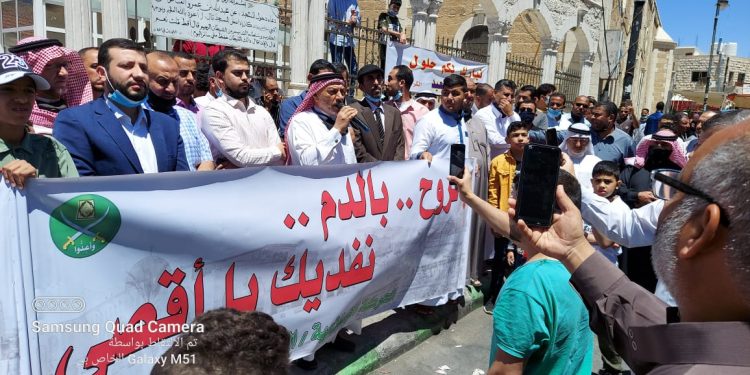 هبة شعبية بمختلف المحافظات نصرة للأقصى وغزة