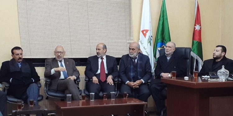 “العمل الإسلامي” يستنكر اعتقال رئيس حركة النهضة التونسية راشد الغنوشي