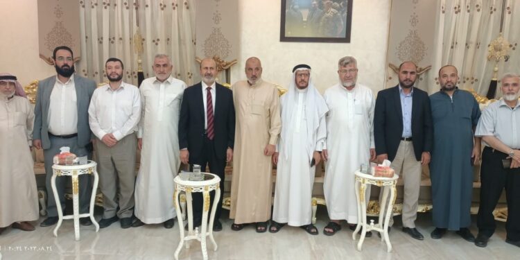 وفد من قيادة العمل الإسلامي يزور رئيس بلدية معان الأسبق ماجد الشراري