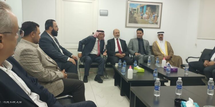 وفد من قيادة “العمل الإسلامي” و “الإصلاح النيابية” يقدم التعازي للسفارة الليبية بضحايا الفيضانات