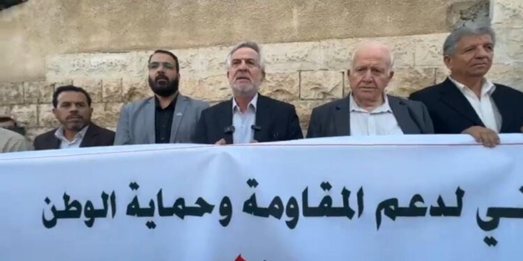 السقا يتهم الأمم المتحدة خلال وقفة أمام مقرها في عمان بالصمت صمت الأموات أمام ما يحدث في غزة وفلسطين ولبنان